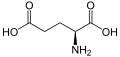 L-Glutamic acid structure