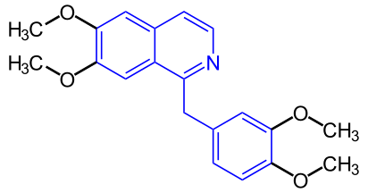 File:Benzylisoquinoline structure in Papaverin.svg