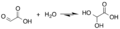 Glyoxylic acid hydration