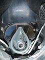 Inside a KM37 diving helmet
