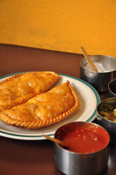 File:Tibetan snack Syabhaley in Nepal.jpg