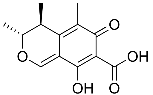 File:Citrinin structure.svg