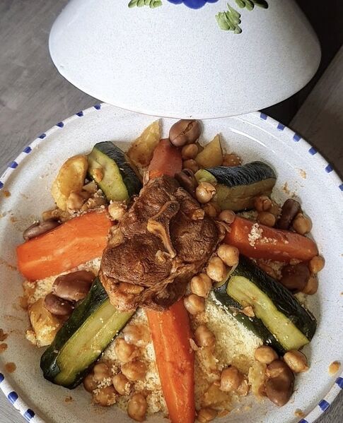 File:Algerian couscous from Kabylia.jpg
