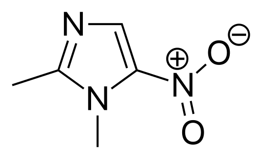 File:Dimetridazole structure.svg