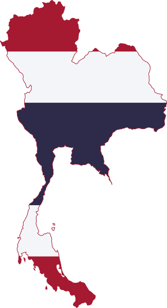 File:Flag map of Thailand.svg