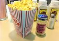 Popcorn with nutritional yeast