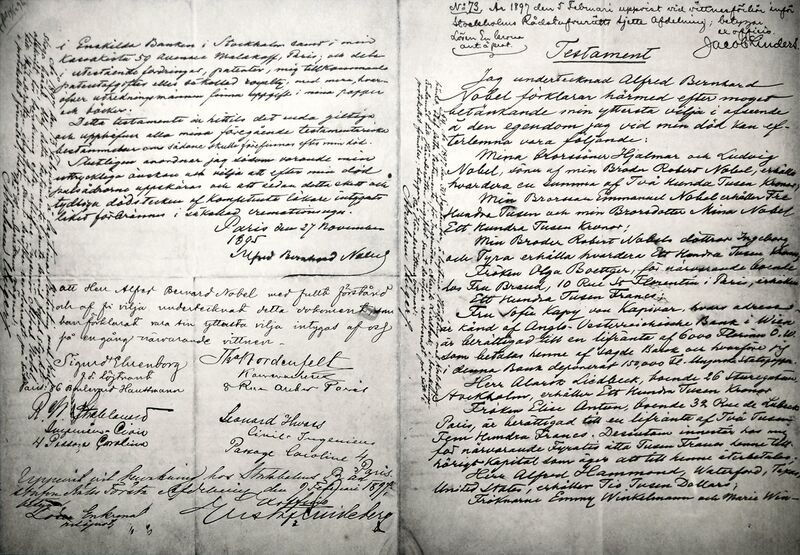 File:Alfred Nobels will-November 25th, 1895.jpg